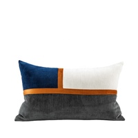 Avigers — housse de coussin carrée, motif géométrique, Orange, moderne, doux et confortable, pour chambre ou canapé