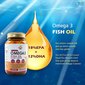 निजी लेबल ओएम एंटेरिक-लेपित प्राकृतिक मछली तेल सॉफ्टजेल कैप्सूल 120 पीसी 18% एपा/12% धा एंटीऑक्सिडेंट हृदय मस्तिष्क का समर्थन करता है - Product Image 6