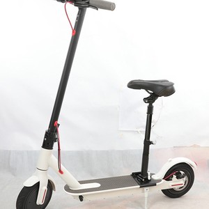 Piezas de repuesto de sillín amortiguador doble Asiento de patinete eléctrico plegable rápido neutral sin perforaciones - Product Image 3