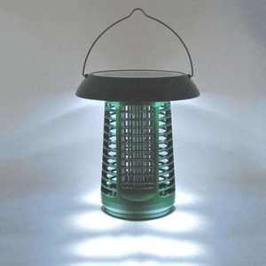 Lámpara <span class=keywords><strong>solar</strong></span> para matar mosquitos recargable a prueba de agua de alta calidad, Zapper para control de plagas al aire libre, colgante e insertable en el suelo - Product Image 4
