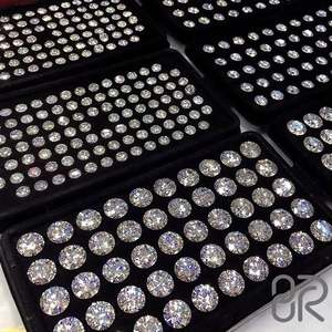 2MM 3MM 4MM 5MM 6,5 MM Moissanite suelto venta al por mayor Pass Diamond Tester corte brillante redondo Iced Vvs Moissanite joyería fina - Product Image 3