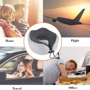 Supporto personalizzazione Design speciale Memory Foam a forma di U <span class=keywords><strong>cuscino</strong></span> per il collo guance più piccolo <span class=keywords><strong>cuscino</strong></span> per il collo da viaggio portatile - Product Image 2