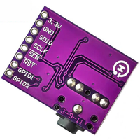 Si4703 FM RDS RBDS Tuner Breakout Board Module de traitement de données de diffusion Radio numérique pour Arduino AVR ARM PIC avec broches
