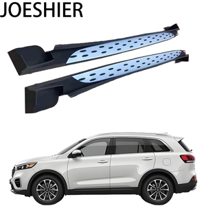 JOESHIER Ensemble complet de marchepieds latéraux tout-terrain en alliage d'aluminium de luxe, protection OEM pour KIA SORENTO 2015-2020 - Product Image 1