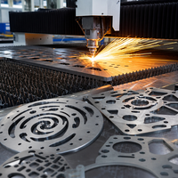 Pièces en tôle découpées au laser sur mesure, acier inoxydable, aluminium, service de découpe laser, découpe laser de précision CNC, OEM, découpe laser de métal sur mesure