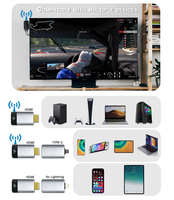Nouvelle technologie sans fil 60 GHz, prise en charge des ondes millimétriques pour ordinateur portable Light Ning, PS5, jeux, kit émetteur-récepteur HD, extension de portée