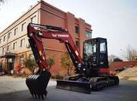 Mini-excavatrice Yanmar VIO50 d'occasion, faible nombre d'heures de travail, 5 tonnes, compacte, pièces d'origine, certifiée CE