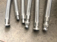 Tuyau flexible à raccord rapide tressé en PTFE SS304 pour chauffe-eau