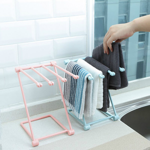 Porte-serviettes vertical pliable Safebet, rangement de cuisine de bureau, matériau PP, style simple, multifonctionnel - Product Image 2