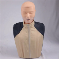 Mannequin de RCP demi-corps avec fonction de défibrillation AED, modèle de formation aux premiers secours pour l'enseignement médical, certifié CE ROHS ISO CNAS