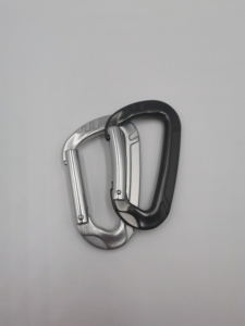 JRSGS özelleştirilmiş küçük anahtarlık karabina 12KN yapış kilit kanca aracı alüminyum D şekil kaya tırmanışı Carabiner klip S7803 - Product Image 3