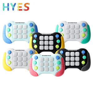 Huiye <span class=keywords><strong>Gamepad</strong></span> đẩy giao diện điều khiển di động nhanh chóng đẩy thần tài đồ chơi với đèn nhiều màu sắc giáo dục điện tử trò chơi máy trẻ em Đồ chơi - Product Image 1