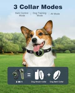 2025 nuevo <span class=keywords><strong>Collar</strong></span> de entrenamiento remoto para perros 2 en 1 <span class=keywords><strong>Collar</strong></span> de perro antiladridos con pitido vibración choque IP67 impermeable para Control de ladridos - Product Image 2