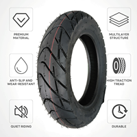 Neumático de motocicleta personalizado de fábrica 90/90-10 T67 Shark-Tooth 8PR sin cámara con dibujo de dientes de tiburón para nieve profunda, caminos del Himalaya y raides