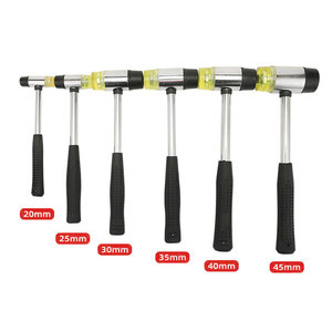 Cao su vồ 40/35/30/25/20mm kép Đầu nylon cao su búa mềm vồ - Product Image 2