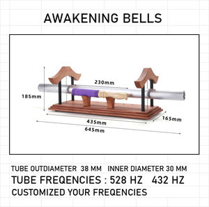<span class=keywords><strong>Campane</strong></span> del Risveglio Accordate a 528 HZ Nota MI <span class=keywords><strong>delle</strong></span> Frequenze di Solfeggio Terapia per Bagno Sonoro Ideale per Meditazione e Yoga - Product Image 5