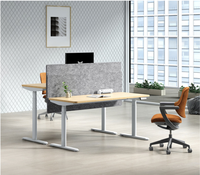 Escritorio Inteligente Moderno de Altura Ajustable, Convertible y Extensible, Muebles de Oficina Metálicos