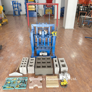 Máquina Pequeña de Fabricación de Ladrillos de Hormigón de Empuje Directo, Máquina Eléctrica Doméstica para Fabricar Ladrillos de Cemento Entrabados y Bloques Huecos - Product Image 2
