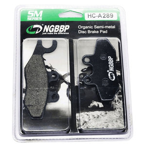 Pastiglie Freno Moto NGBBP per <span class=keywords><strong>GILERA</strong></span> DNA 50 VXR 200 <span class=keywords><strong>Runner</strong></span> Fuoco 500 RC GP 800, HC-A289sm Organiche Semi-Metalliche Nuove - Product Image 1