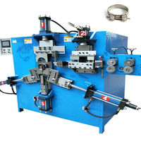 Machine à fabriquer des crochets de rideau en acier métallique CNC 2D 3D, machine à fabriquer des poignées de seau, machine à fabriquer des pinces en acier en forme de U, machine à fabriquer des clips à ressort