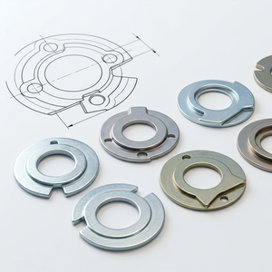 rondelle speciali su misura secondo disegno con produzione precisa e una varietà di materiali - Product Image 1