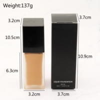 Foundation cair riasan wajah 50 buah wanita, kosmetik harga murah, Foundation cair tahan air