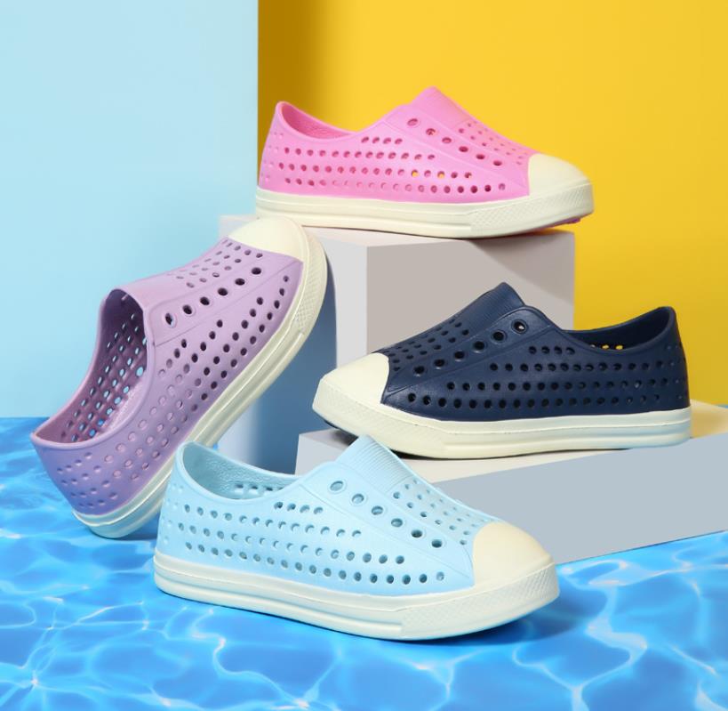 Newest Summer children baby indoor clogs shoes outdoor kids crocses hole beach sandals shoes