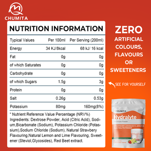 Chumita Polvere Elettrolitica Personalizzabile Senza Zucchero Greens Carnivore Effervescente Keto Boost Energy Trace Minerals Non per Adulti - Product Image 2