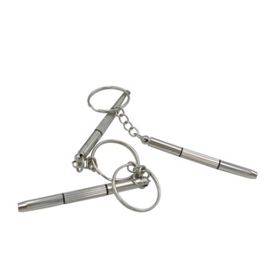 Juego de destornilladores multiherramienta de acero inoxidable 14 en 1, mini llavero portátil para tareas de reparación de bricolaje - Product Image 5