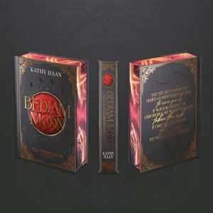Custom Premium Thick Hardcover <b>Book</b> Printing Spot UV Gold Foil Sprayed Edges Luxury Fantasy Novel Omnibus Factory - Product Image 3