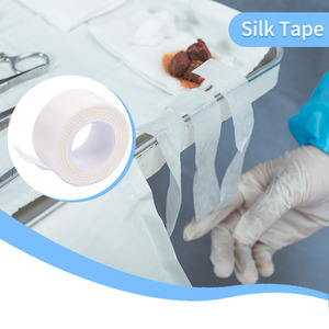 Cinta Adhesiva Quirúrgica de Seda Médica, Empaque OEM de Fábrica China - Product Image 2