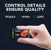 قرص صلب داخلي GUDGA بسعة 128 جيجابايت M.2 NVMe 2242 PCIe4.0 من البلاستيك مع سرعة قراءة تصل إلى 1200 ميجابايت/ثانية