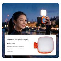 Lampe LED magnétique transfrontalière pour smartphone, portable, pliable et réglable, pour la photographie, l'embellissement des selfies et l'éclairage d'appoint pour le maquillage