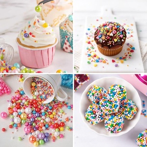 Perline di Zucchero Colorate, Decorazioni per Torte, Utensili per Decorazione Dolciaria, Commestibili per Matrimoni, Feste, Biscotti, Cupcake, Cioccolato, Ciambelle - Product Image 6