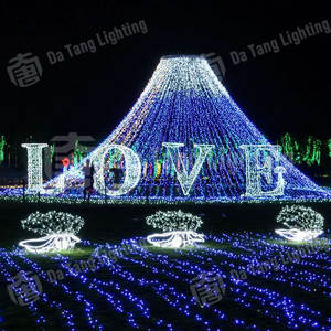 Décoration lumineuse pour tunnel extérieur, pour jardin, parc, entrée de festival, scène de spectacle - Product Image 3