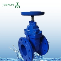 GGG50 DIN 3352 F4 vanne-vanne en fonte ductile avec prix vanne-vanne d'écluse en fonte à joint souple