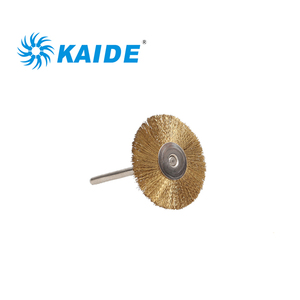 Meilleurs outils de meulage, filaments abrasifs en nylon, fil de laiton, mini <span class=keywords><strong>brosse</strong></span> à roue <span class=keywords><strong>avec</strong></span> tige fixe - Product Image 1