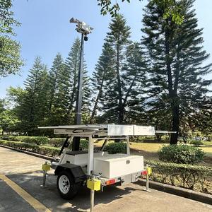 Camera giám sát gắn Trailer năng lượng mặt trời cho các trang web xây dựng giám sát - Product Image 3