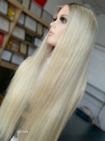 SHY 13x5 HD Lace Front Wig Human Raw Hair Salon Color Straight Custom Length Natural Parting OEM ODM