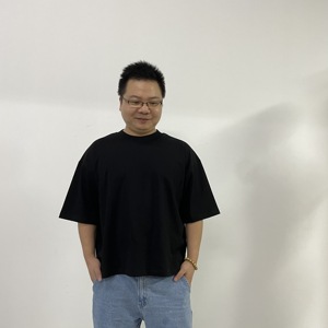 Ts2230 Tùy Chỉnh Nặng Trọng Lượng Unisex Hộp Phù Hợp Dày 100% Cotton T Áo Sơ Mi Thả Vai Quá Khổ Boxy <span class=keywords><strong>Tee</strong></span> Áo Thun Cho Nam Giới - Product Image 1