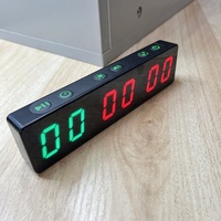 Jhering hitung mundur magnetik 1 inci, Timer Digital Mini Interval jam Timer Gym portabel