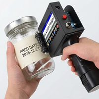 Imprimante à jet d'encre portable pour logo, 25,4 mm, USB, imprimante à jet d'encre personnalisée pour logo, code-barres, date d'expiration, code QR sur plastique, métal