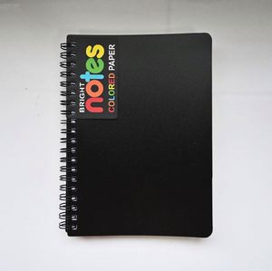 B6 Spiral Notebook 100 Sheets 7 Color Rainbow PP Cover with Lined Pages Thickened Paper Office <b>Journal</b> Notebook - Product Image 6