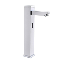 HY-159A Haute Qualité Unique Forme Carrée Auto Capteur En Laiton Robinet Pont Monté Robinet D'eau pour Hôtel Salle De Bains Cuisine École
