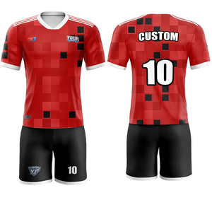 Última Tendencia en Uniformes de Fútbol Personalizados, Conjuntos de Uniformes de Fútbol con Sublimación Completa, Tela Absorbente de Humedad, Ropa Deportiva para Equipos - Product Image 2