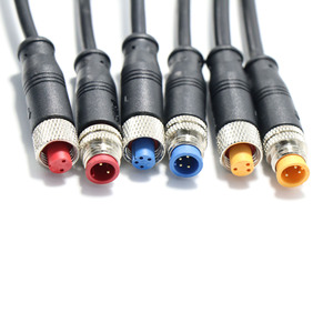 Ip68 industriel M5 M8 M9 M12 M16 M23 étanche mâle femelle prise 3 4 5 6 <span class=keywords><strong>8</strong></span> 12 broches câble fil circulaire étanche M12 connecteur - Product Image 1