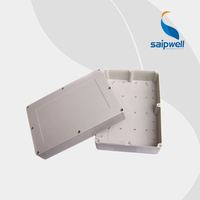 ABS/PC couvercle solide/boîtier électrique étanche transparent IP66 SP-F11 380*260*105mm boîtiers électroniques en plastique
