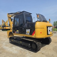 Excellente pelle sur chenilles Caterpillar CAT 312D2 de 12 tonnes, d'occasion, avec moteur et boîte de vitesses d'origine.