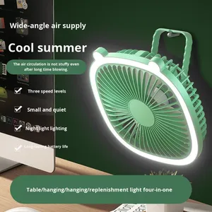 <span class=keywords><strong>Ventilateur</strong></span> de <span class=keywords><strong>plafond</strong></span> multifonctionnel, petit <span class=keywords><strong>ventilateur</strong></span> USB à piles, <span class=keywords><strong>silencieux</strong></span>, vent puissant, lumière nocturne 4 en 1, mini <span class=keywords><strong>ventilateur</strong></span> mural pour dortoir - Product Image 4