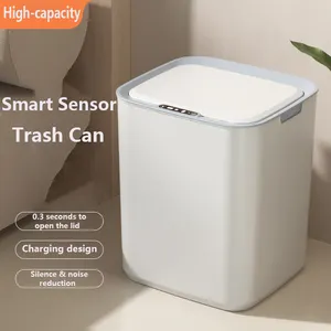 Tempat sampah Hotel pintar, 6 galon dengan sensor untuk dapur